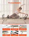 Vevor Foldable Pilates Reformer 400 Lb Capacity with Adjustable Resistance New