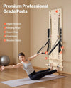 Vevor Wall-Mounted Pilates Reformer Maple Wood Springboard with Adjustable Resistance New