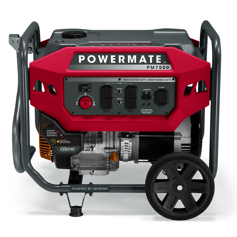 Generac/Powermate PM7500 Generator 6000W/7500W Gas New