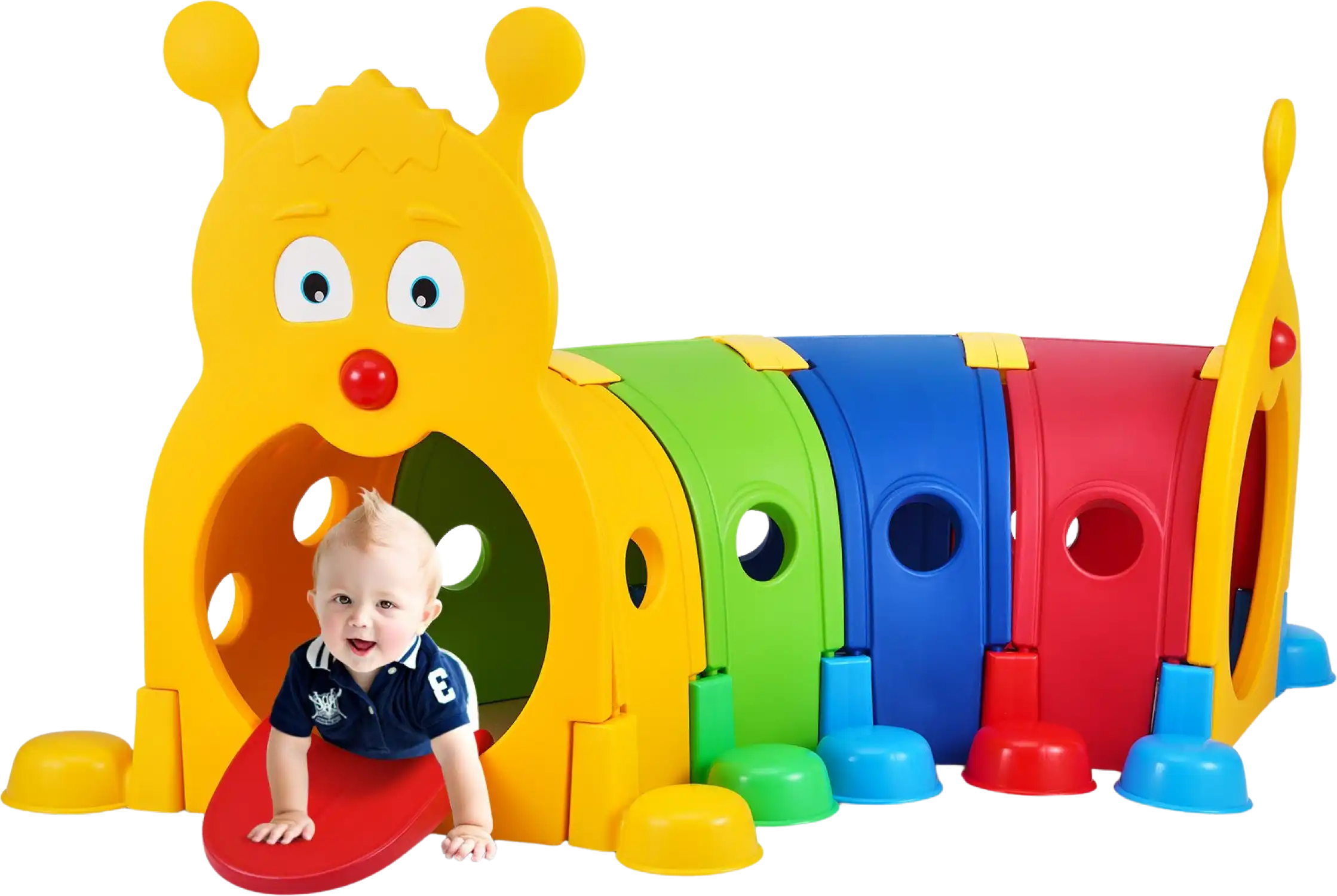 Vevor Caterpillar Tunnel for Kids Indoor/Outdoor Climb and Crawl Play Equipment for Toddlers Ages 3-6 New