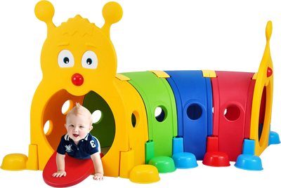 Vevor Caterpillar Tunnel for Kids Indoor/Outdoor Climb and Crawl Play Equipment for Toddlers Ages 3-6 New