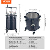 Vevor Spray Paint Pressure Pot Tank 8 Gal with Manual Mixing 70 PSI Adjustable Pressure New