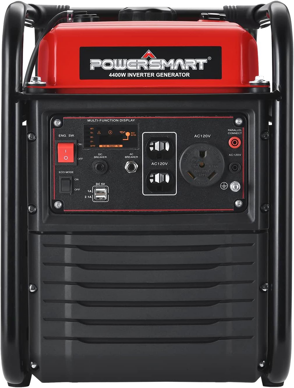 Powersmart PS5040 Inverter Generator Open Frame 3500W/4200W Low THD Parallel and RV Ready 4 Stroke Gas New