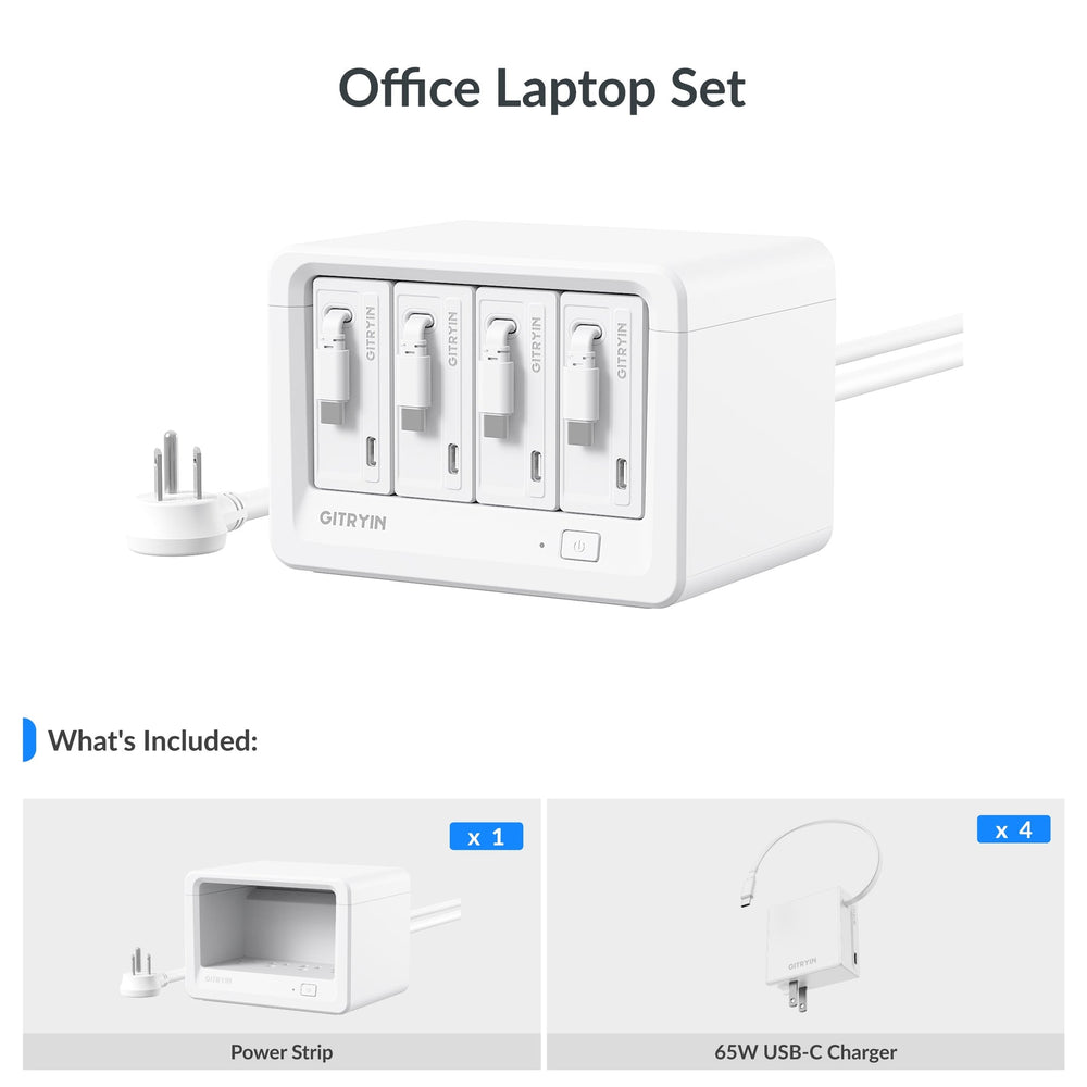Giraffe Tools Desktop Charging Station 12-in-1 65W New