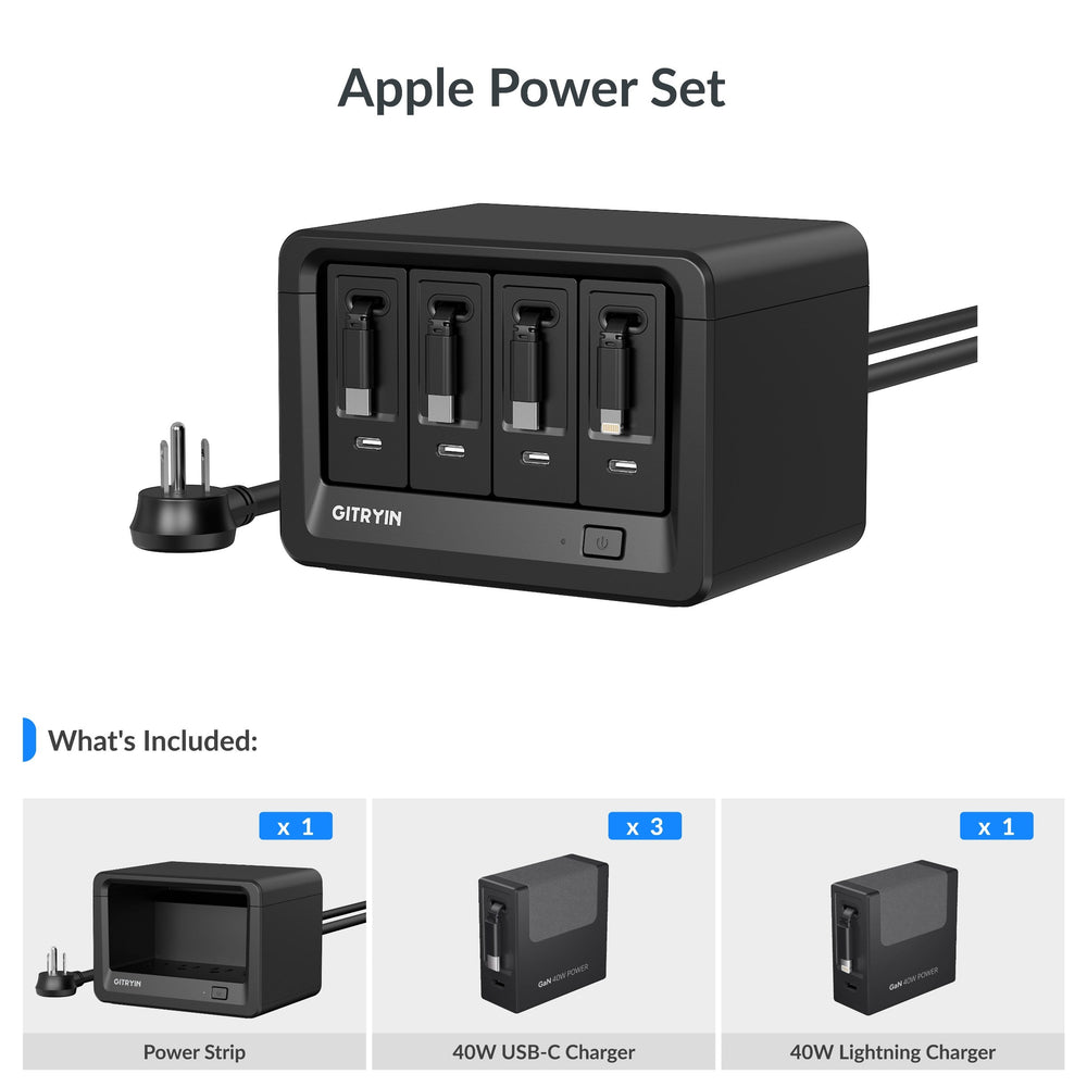 Giraffe Tools Desktop Charging Station 12-in-1 40W Combo New