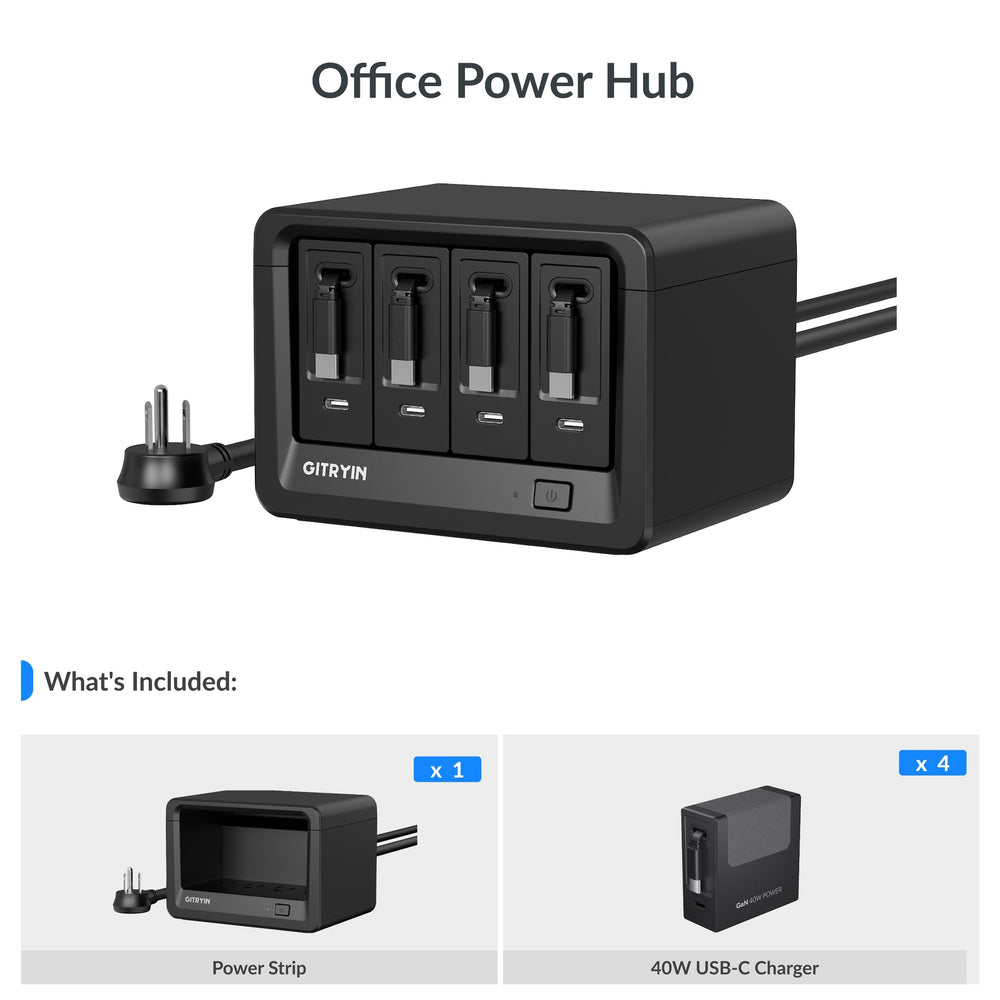 Giraffe Tools Desktop Charging Station 12-in-1 40W Combo New