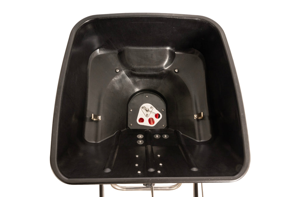 Earthway Prizelawn Broadcast Spreader 80 lb. Hopper Stainless Steel with Pneumatic Tires New