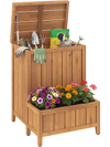 Package Delivery Box with Planter Box for Pool Accessories and Garden Tools