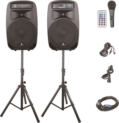 Proreck PARTY-15 PA Speaker System 2000W 2-Way Combo Speakers and 15