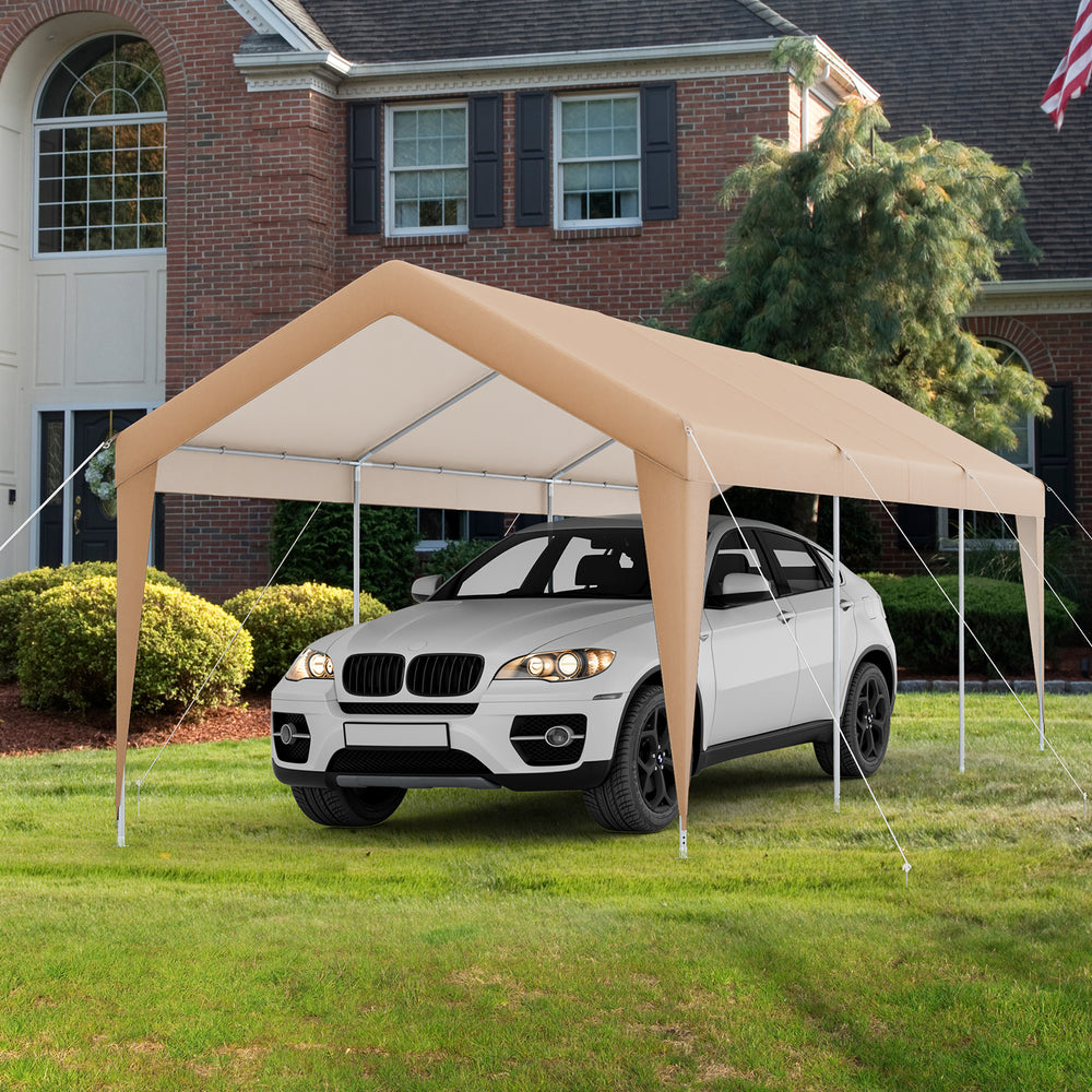 10 x 20 Feet Patio Heavy Duty  All-Weather Carport-without Sidewall - Gallery View 1 of 10