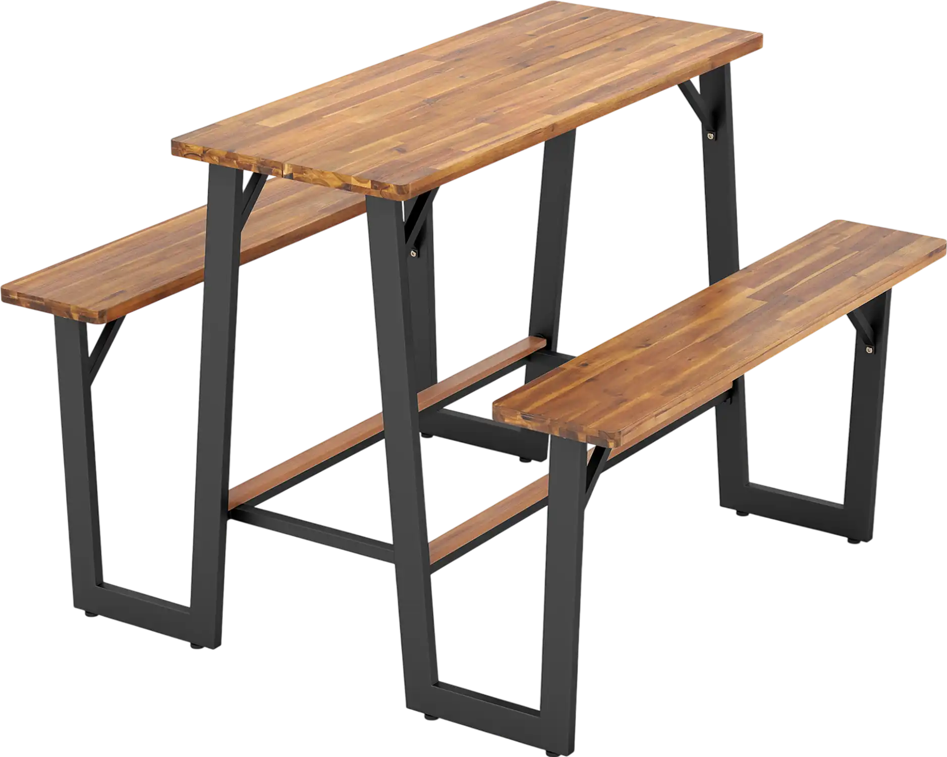 Costway Patio Picnic Table Bench Set Acacia Wood 427165938 New