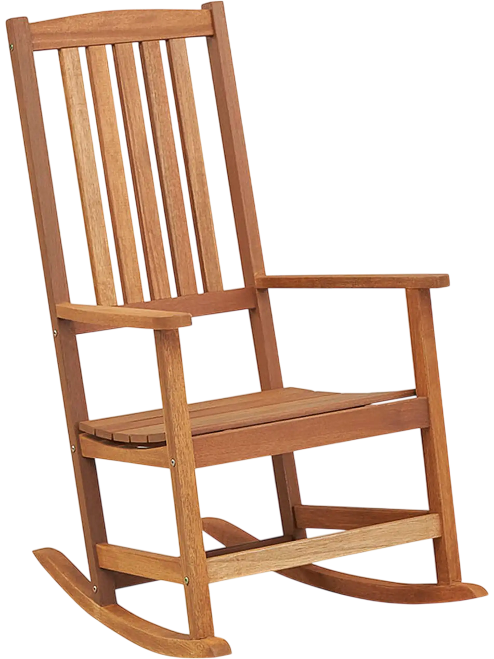 Patio Rocking Chair Ergonomic High-Back Outdoor Rocker with Smooth Rocking Base