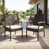 Patio Wicker Chair Set of 2 with Soft Zippered Cushion - Gallery View 1 of 7