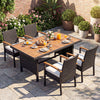 Patio Wicker Chair Set of 2/4 with Soft Zippered Cushion-Set of 4 - Gallery View 1 of 7