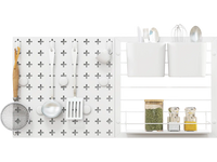 Pegboard Combination Kit Combination Wall Organizer with Magnets and Hooks