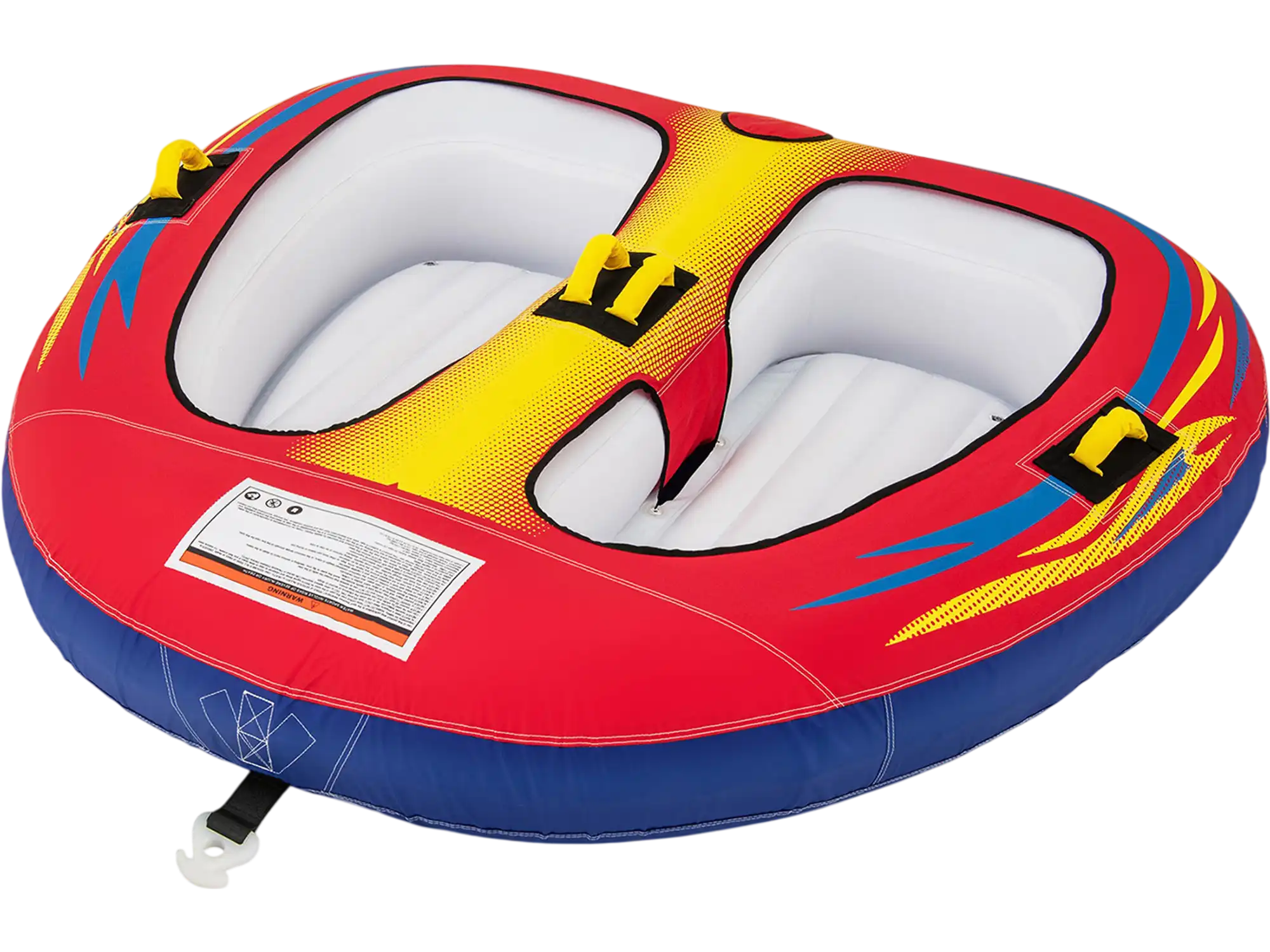 Costway Inflatable 1-2 Person Towable Tube for Boating with Drainage 273546819 New