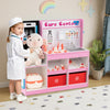Play Doctor's Office Wood Medical Center Toy Set with Examine Region-Pink - Gallery View 1 of 10