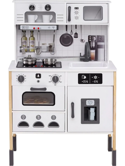 Costway Kids Play Kitchen with Lights & Sounds 51632879 New