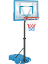 Pool Basketball Hoop with 3-Level Adjustable Height and Weighted Base