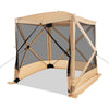 Pop-up gazebo with mesh walls, 6.7 x 6.7 feet, sun-proof polyester, ideal for outdoor picnics and gatherings.