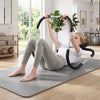 Portable AB trainer with headrest and foam handles, designed for stability and comfort during home or office workouts.