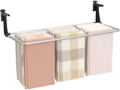 Costway Portable Extendable Clothes Drying Rack Aluminum Frame 20766146 New