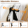 Adjustable radiator clothes drying rack with extendable hooks, featuring a robust aluminum frame for indoor and outdoor.