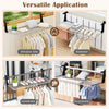 Portable clothes drying rack with extendable design, aluminum frame, ideal for indoor and outdoor drying needs.