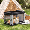 Portable Collapsible Soft Dog Crate for Dogs with 4 Mesh Doors Removable Mat and Storage Pocket-M - Gallery View 1 of 10