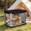 Portable Collapsible Soft Dog Crate for Dogs with 4 Mesh Doors Removable Mat and Storage Pocket-XL - Gallery View 1 of 10