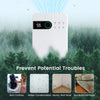 32 pints dehumidifier in white with LED display, ideal for basements and large spaces, featuring sleep mode and timer.