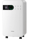 32 pints dehumidifier in white with LED display, designed for spaces up to 2000 sq. ft., ideal for home and basement.