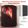 Portable black far infrared sauna box with waterproof polyester fabric for a full body sauna experience at home.