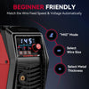 Arccaptain iControl MIG145 Pro Welder 3-in-1 Flux Core Synergic 145A 120V App Control New
