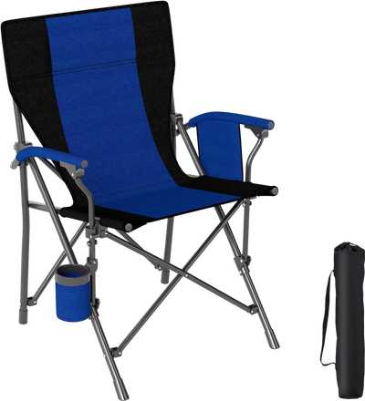 Costway Portable Folding Camping Chair Cup Holder Side Pocket 22596143 New