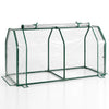 Portable Mini Greenhouse, Small Garden Greenhouse with PE Cover and Zippered Roll-up Door for Vegetables-Transparent - Gallery View 1 of 1