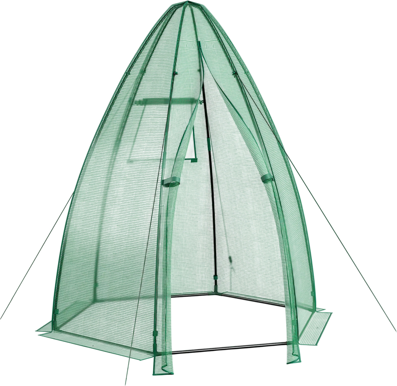 Costway 5.5' x 5.5' x 6' Portable Garden Mini Greenhouse PE Cover 41779336 New