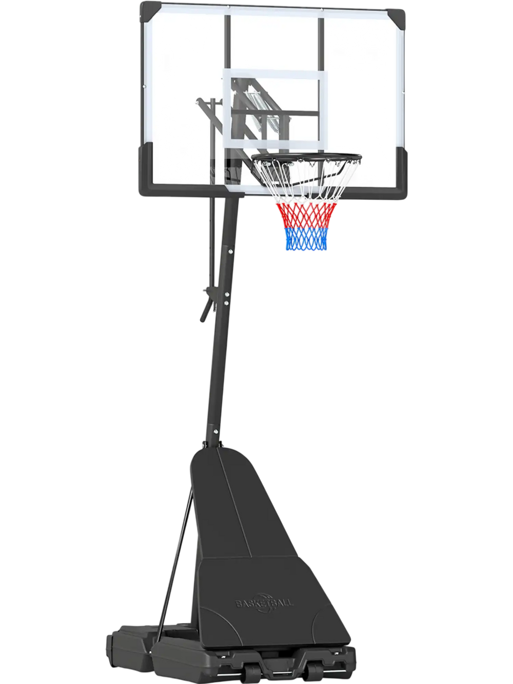 Portable Outdoor Basketball Hoop 8-10 FT Height Adjustable Basketball Goal System