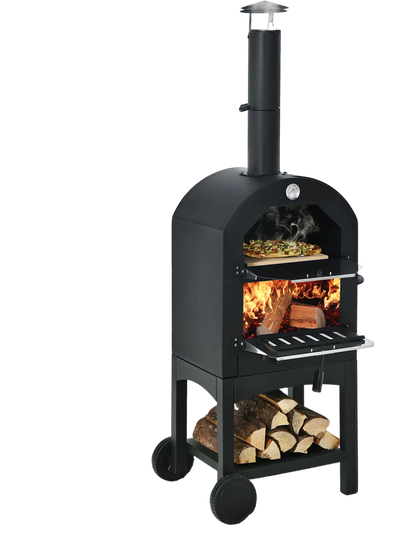 Costway Portable Outdoor Pizza Oven w/ 12