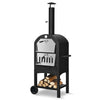 Portable Outdoor Pizza Oven with Pizza Stone and Waterproof Cover - Gallery View 3 of 10