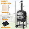 Portable Outdoor Pizza Oven with Pizza Stone and Waterproof Cover - Gallery View 5 of 10