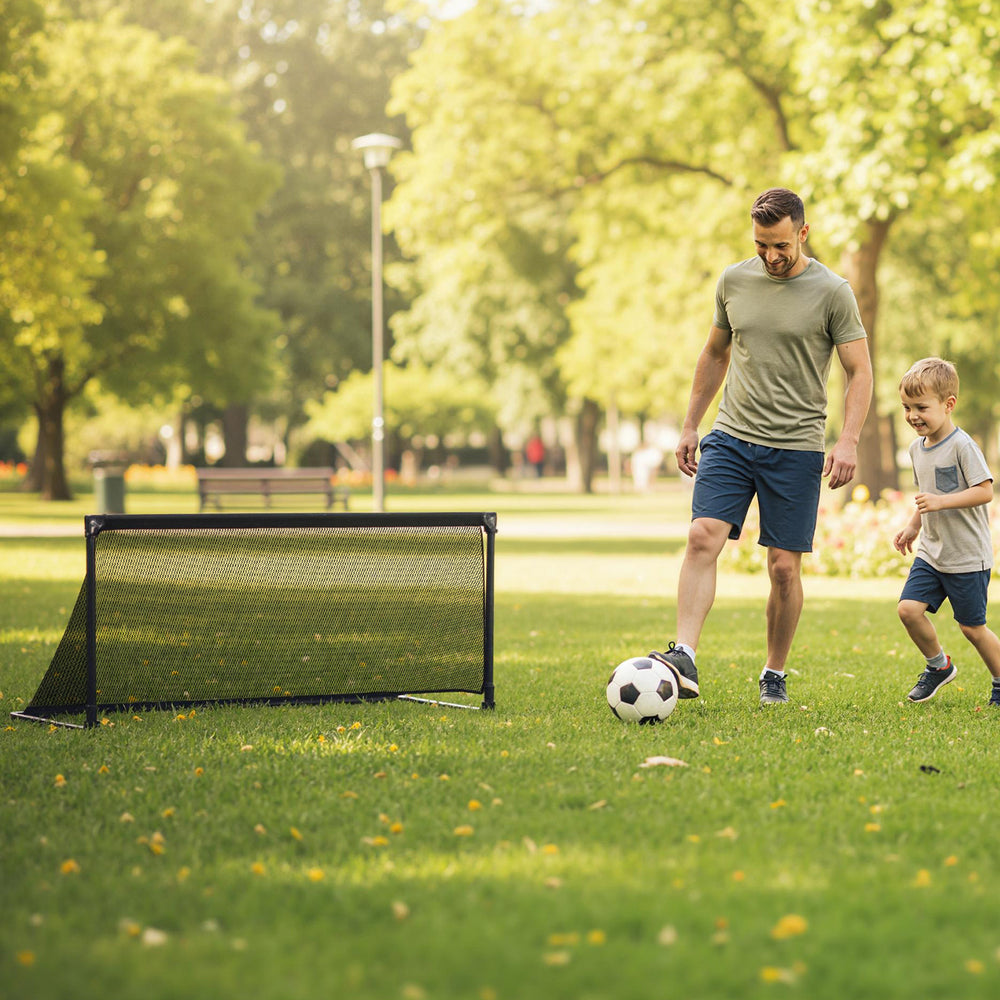 Portable POP Up Toddler Soccer Net with Metal Frame-S - Gallery View 1 of 8