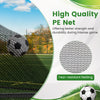 Portable toddler soccer net with heavy-duty metal frame and tear-resistant netting for outdoor training and games.
