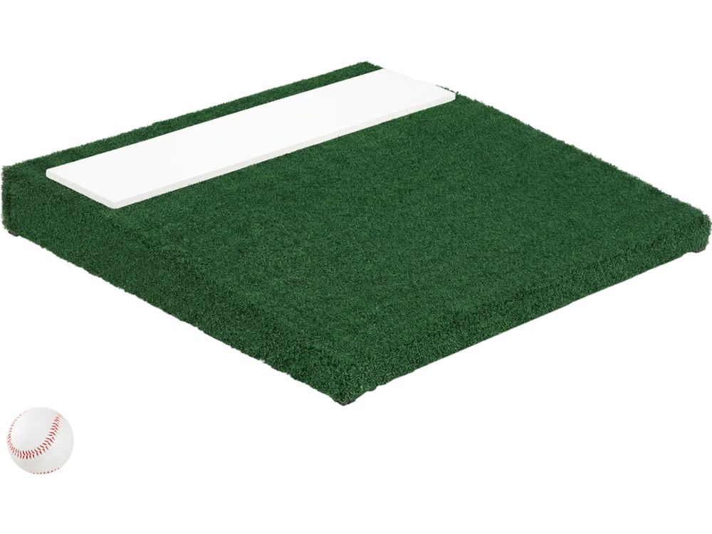 Portable Pitching Mound with Baseball Pitching EVA Carry Handle