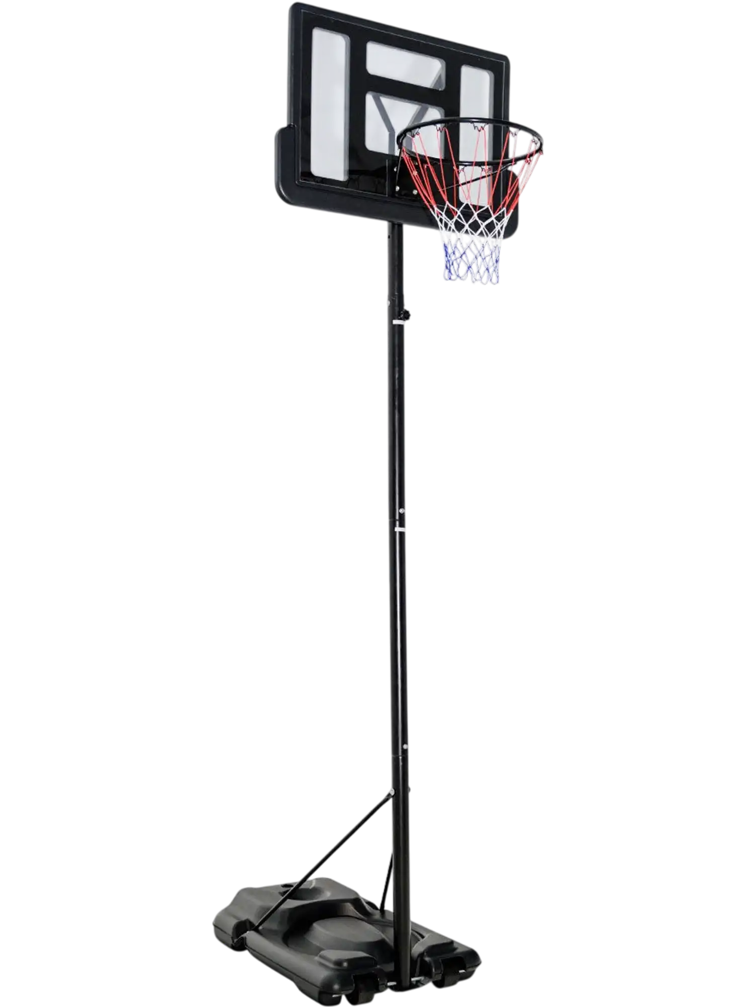Costway Height Adjustable Portable Shatterproof Basketball Hoop 2 Nets 85312046 New