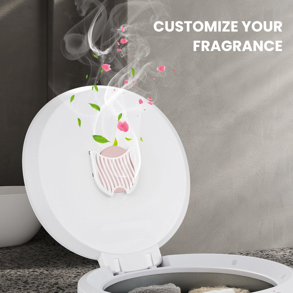 Fragrance rack on the 20L bathroom towel warmer, designed for spa-like experiences and easy use at home.