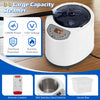 Portable steam sauna box with 3L capacity, 1200W power, stainless steel interior, and remote control for easy use.