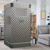 Portable Steam Sauna with 3L Steam Generator Remote Control Wood Foot Massager and Foldable Chair for Home-Gray - Gallery View 1 of 10