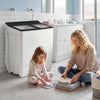Portable Washing Machine with 18 LBS Washer and 8 LBS Spinner Combo-Black - Gallery View 1 of 11