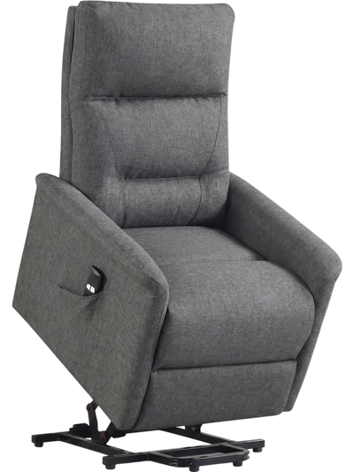 Costway Power Lift Recliner Chair Elderly Remote Side Pocket 22208233 New